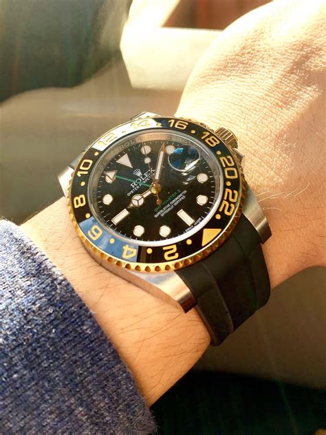 rolex gmt rubber straps